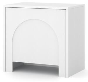 Éjjeliszekrény 1 ajtós fehér színben – ARCO AR06