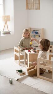 Borovi fenyő gyerek szék készlet 2 db-os Montessori – Little Nice Things