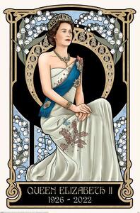 Plakát Art Nouveau - The Queen Elizabeth II, (61 x 91.5 cm)