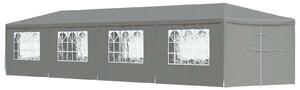 VidaXL Partysátor 1200 x 300 x 255 cm Világosszürke PE és acél