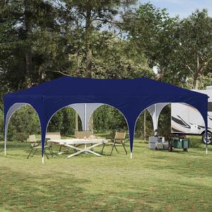 VidaXL Parti sátor 575 x 288 x 245 cm Kék Oxford Szövet