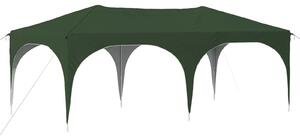 VidaXL Parti sátor 575 x 288 x 245 cm Zöld Oxford Szövet