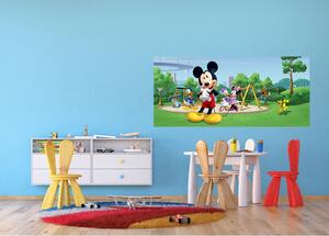 Minnie és Mickey játszótéren fekvő poszter 202 cm x 90 cm