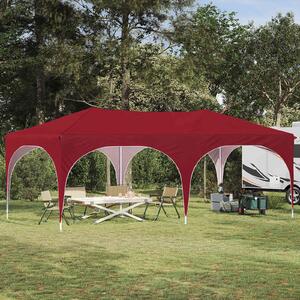 VidaXL Parti sátor 575 x 288 x 245 cm Burgundi Oxford Szövet
