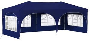 VidaXL Parti sátor 575 x 288 x 245 cm Kék Oxford Szövet