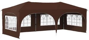 VidaXL Parti sátor 575 x 288 x 245 cm Barna Oxford Szövet