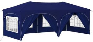 VidaXL Parti sátor 575 x 288 x 245 cm Kék Oxford Szövet