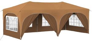 VidaXL Parti sátor 575 x 288 x 245 cm Bézs Oxford Szövet