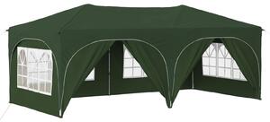 VidaXL Parti sátor 575 x 288 x 245 cm Zöld Oxford Szövet