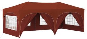 VidaXL Parti sátor 575 x 288 x 245 cm Terrakotta Oxford Szövet
