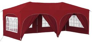 VidaXL Parti sátor 575 x 288 x 245 cm Burgundi Oxford Szövet