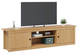 VidaXL TV állvány HILL Méz barna 158 x 40 x 39.5 cm Tömör fenyő