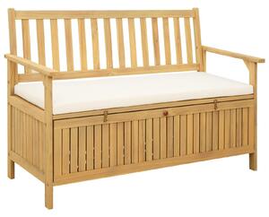 VidaXL Tárolópad 2 -Seater 120 x 63 x 84 cm Négyszögletes