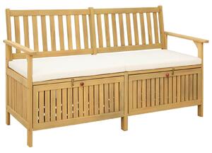 VidaXL Tárolópad 2 -Seater 148 x 63 x 84 cm Négyszögletes