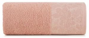 Tulia jacquard törölköző Pasztell rózsaszín 70x140 cm