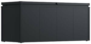 Rojaplast NOBLE 640 L acél tárolódoboz – sötétszürke