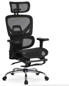 JAKS Ergonomikus irodai forgószék fekete szövet Kair