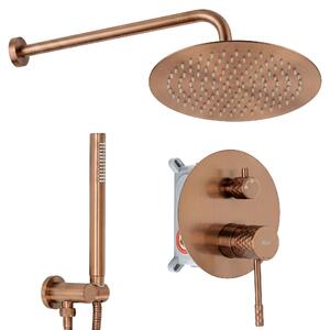 Zuhanyszett rejtett Rea Lungo Diamond Brush Copper + BOX