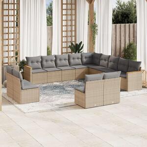VidaXL Polyrattan Kerti Ülőgarnitúra - 13 részes