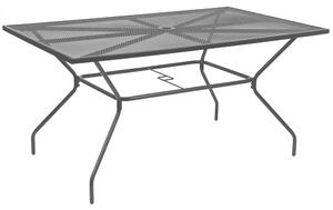 Melfi fém mesh kerti asztal 150x90x75 cm
