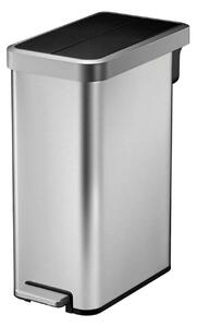 Lépeses szemetes, EKO, Ecofly II, 45 liter, 1 rekesz, rozsdamentes acél