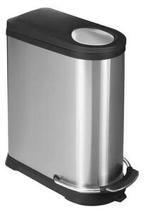 Lépcsős szemetes, EKO, Viva, 40 liter, 1 rekesz, rozsdamentes acél