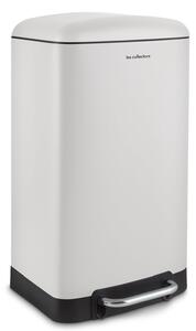 Lépeses szemeteskosár, Les Collectors, N828, 40 liter, 1 rekesz, fehér