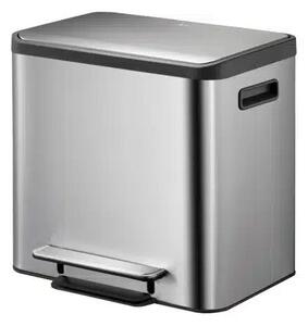 Lépcsős szemetes, EKO, EcoCasa, 2x12 liter, 2 rekesz, rozsdamentes acél