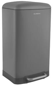Lépeses szemeteskosár, Les Collectors, N831, 40 liter, 1 rekesz, szürke