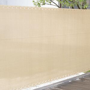 ArtLED Szőtt árnyékoló háló 90%-os takarás (90 cm x 5 méter) belátáskorlátozó, bézs