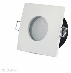 V-TAC Négyzet alakú spot lámpatest (3615), fix, fehér, fürdőszobai