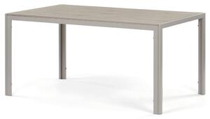 Kerti asztal 150x89 cm, fém, polywood, bézs, AZT-S1215 CRM