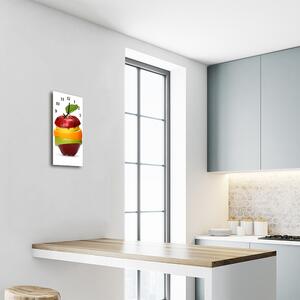 Négyszögletes üvegóra Konyhai Gyümölcs alma szín 30x60