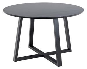 Asztal Norsica 615, 75cm, Fekete, Tölgy