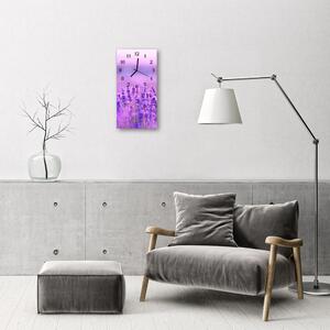 Függőleges üvegóra Levendula lila doboz 30x60