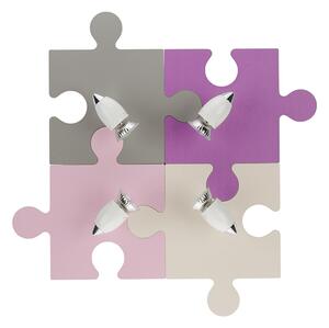 Nowodvorski Puzzle spotlámpa rózsaszín