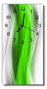Téglalap alakú üvegóra Art absztrakció zöld 30x60