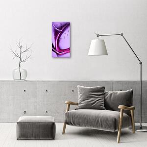 Függőleges üvegóra Art absztrakció bézs 30x60