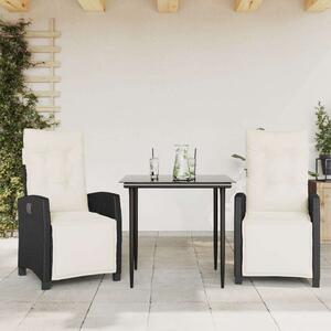 VidaXL Polyrattan Kerti Garnitúra - 3 részes