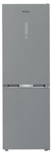Whirlpool WHK 26362 XP5E Alulfagyasztós hűtőszekrény 316L, M:186.5, NoFrost, D energiaosztály, Inox