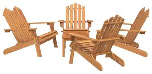 Vidaxl Adirondack Ülőgarnitúra - 5 részes - Akácfa