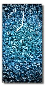 Téglalap alakú üvegóra kék film 30x60