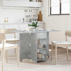 VidaXL Étkezőasztal 115 x 70 x 75 cm Szerelt Fa Betonszürke