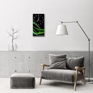 Téglalap alakú üvegóra Art absztrakció fekete vonalak 30x60