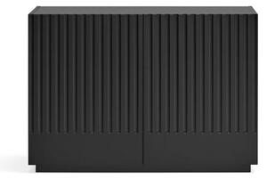 Fekete alacsony komód 100x70 cm Doric – Teulat