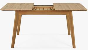 Bővíthető asztal tömör fából 120x80
