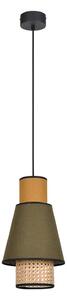 Függőlámpa MARKET SET, Singapour XS, dimmable, Zöld, Nappali, Szövet / Textília, Dizájn
