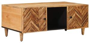 VidaXL Dohányzóasztal Barna 100 x 54 x 40 cm Tömör Mangófát
