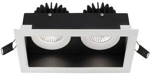 Nova Luce Olbia beépíthető fürdőszobai lámpatest fekete
