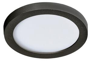 AZzardo Slim Round LED beépíthető fürdőszobai lámpa fekete